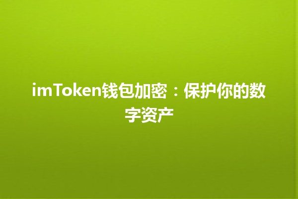 🛡️ imToken钱包加密：保护你的数字资产🌐